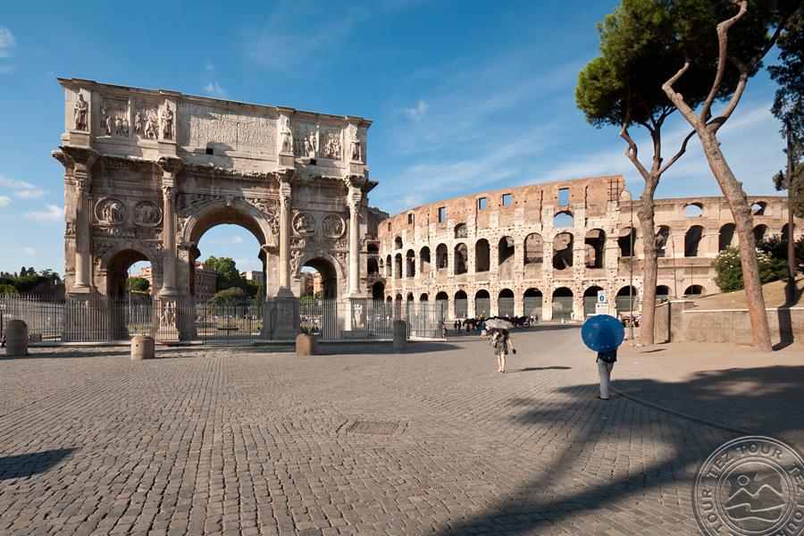 Колизей и арка Константина, Рим