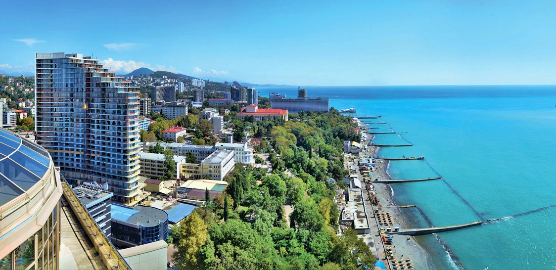 Сочи панорама отелей
