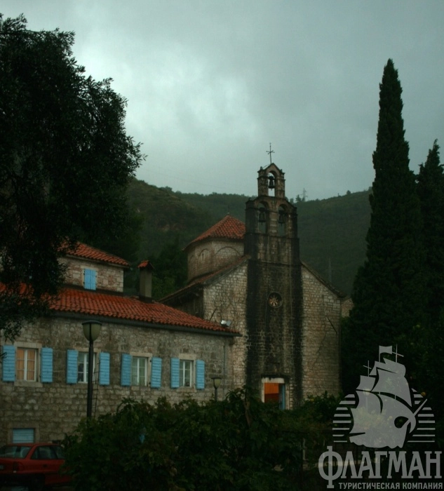 Средневековый монастырь Праскавица в Будве