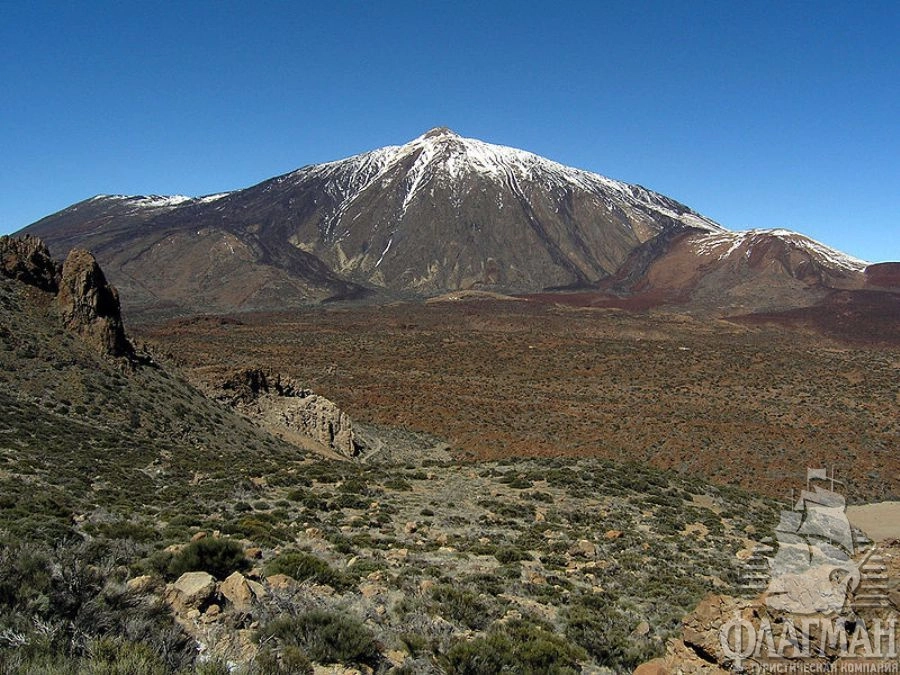 Потухший вулкан Тейде на Тенерифе