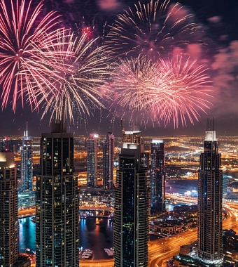 Новый год 2026 в Арабских Эмиратах