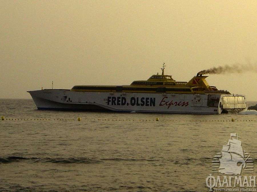 Скоростные паромы соединяют Тенерифе с соседними островами