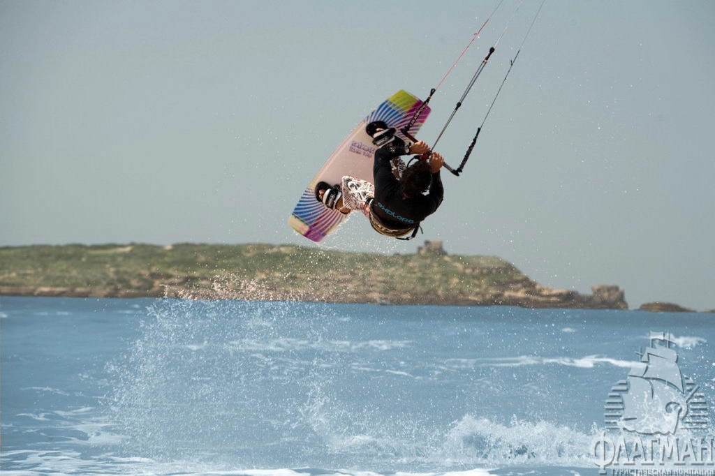 Местные воды - рай для кайтсерфингистов