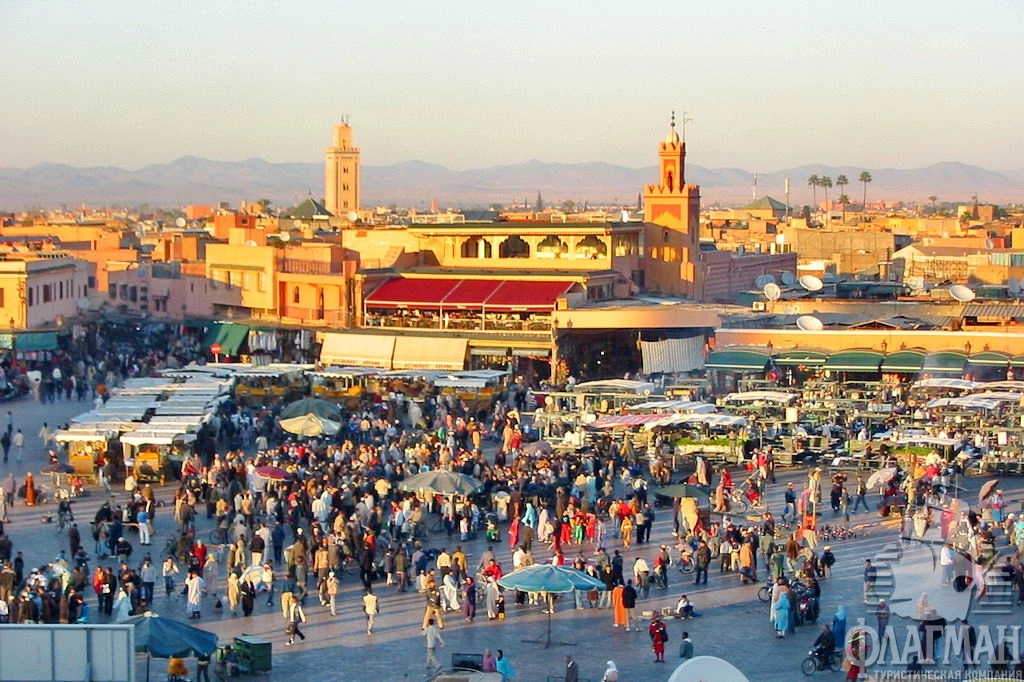 Марракеш - площадь Джема-эль-Фна