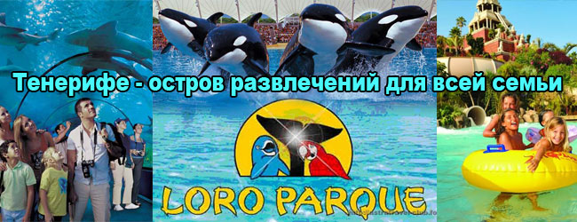 Тенерифе - остров развлечений для всей семьи!