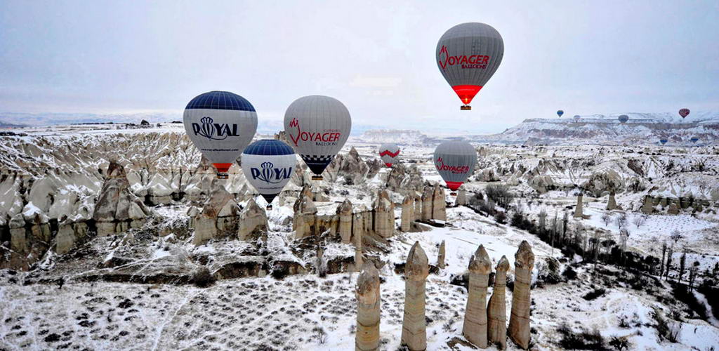Кападокия зимой