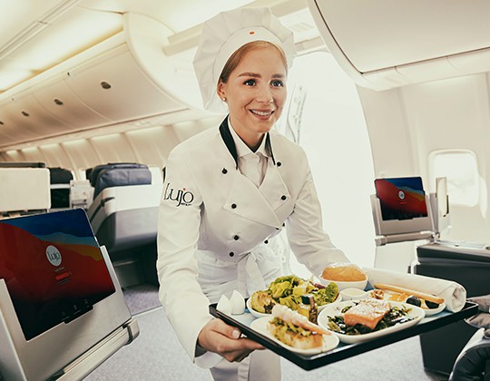 Обслуживание на борту: бортовое питание от шеф-поваров