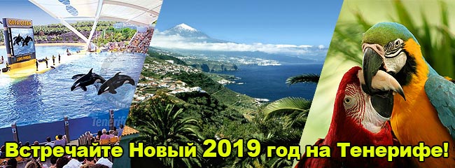 Встречайте Новый год 2020 на Тенерифе