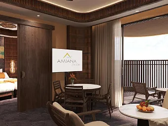 Family suite 2-bedroom garden view or sea view with children themed room