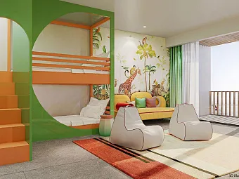Therme Deluxe Family Room Forest View