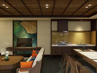 Pool villa 4-bedroom with children themed room