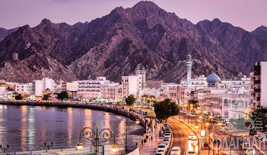 Маскат - столица Омана вечером