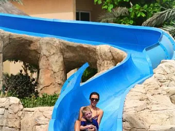 Водная горка в отеле FUJAIRAH ROTANA RESORT & SPA 5*