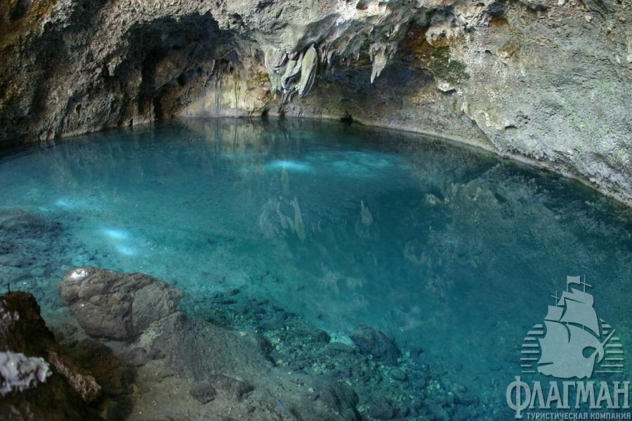 Пещера Лос-трес-Охос в Санто-Доминго