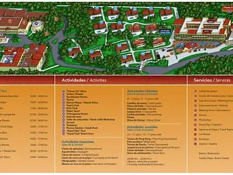 Схема отеля SANDOS PLAYACAR BEACH RESORT 5*