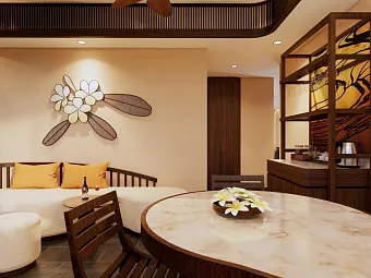 Signature family suite 2-bedroom sea view with children themed room