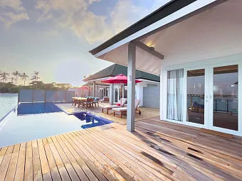 3-Bedroom Lagoon Villa with Pool + Slide
