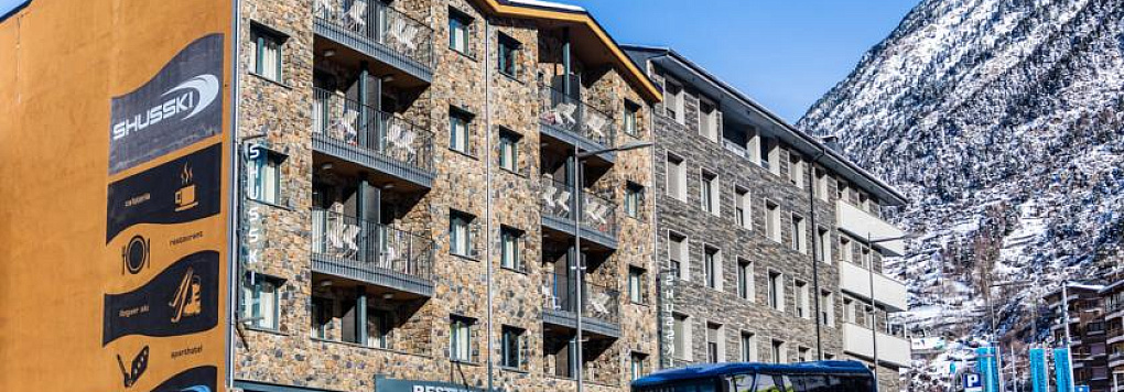 Отель SHUSSKI APARTHOTEL 4*, Андорра, Грандвалира, Энкамп. 