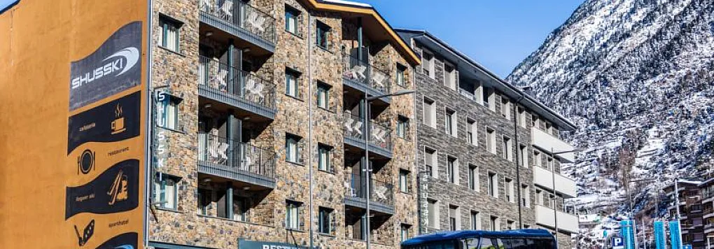 Отель SHUSSKI APARTHOTEL 4*, Андорра, Грандвалира, Энкамп. 