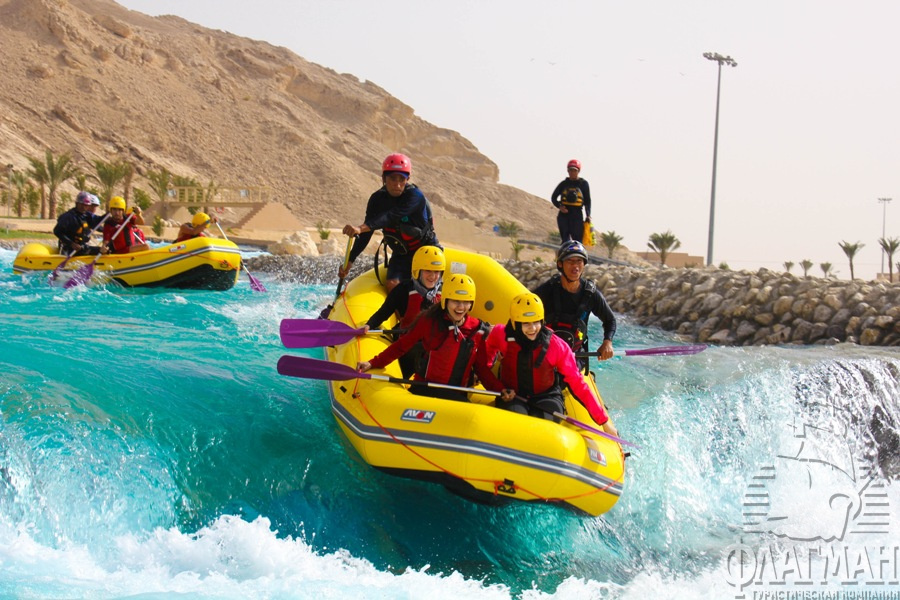 Парк водных развлечений Wadi Adventure в Абу-Даби