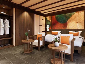 Pool villa 3-bedroom with children themed room