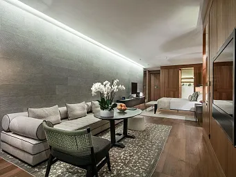 Garden view room