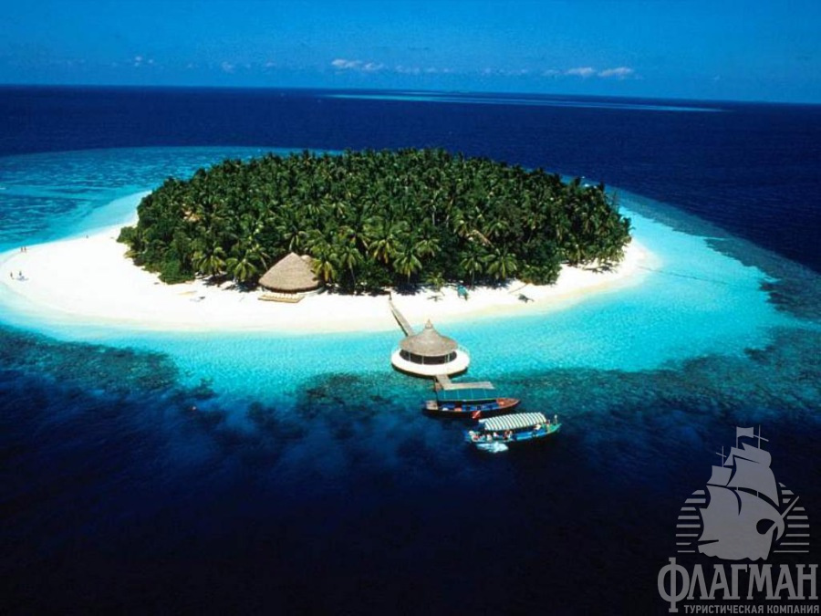 На Мальдивах принцип простой: один отель - один остров.