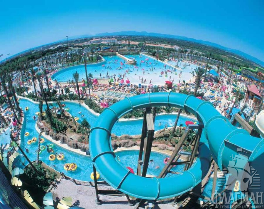 Большой аквапарк в отеле Water Planet Resort & Aquapark