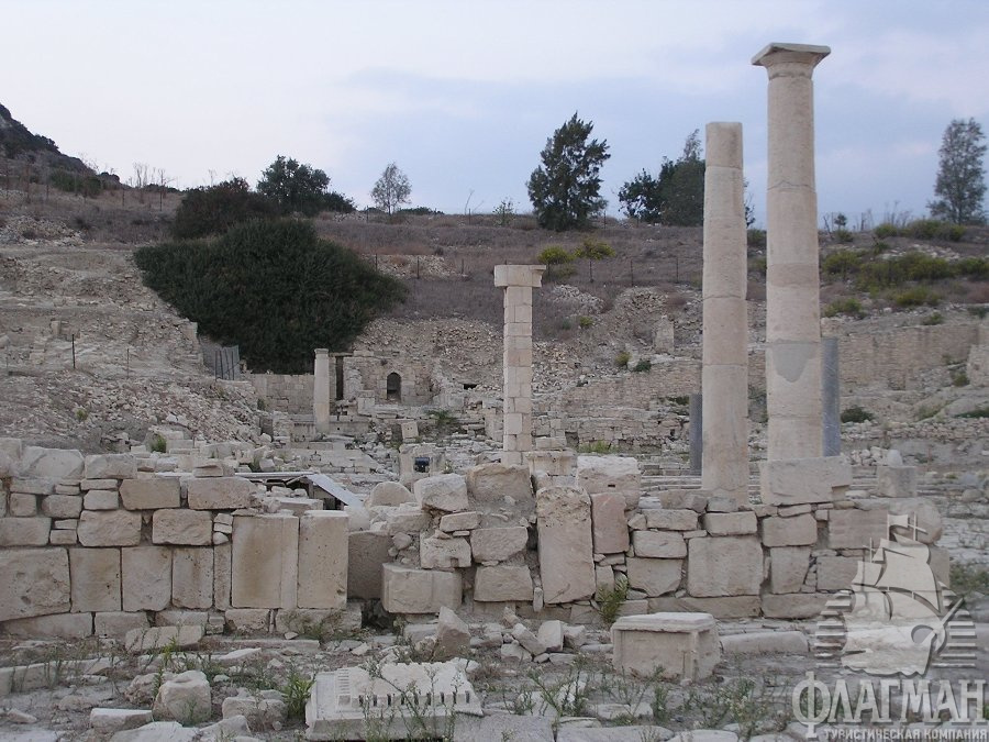 Раскопки античного города Аматус