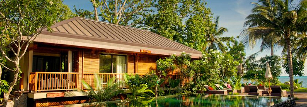 Отель DHEVATARA BEACH HOTEL 5*, Сейшелы, остров Праслен. 