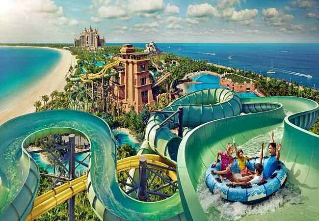 В ОАЭ множество аквапарков и парков развлечений