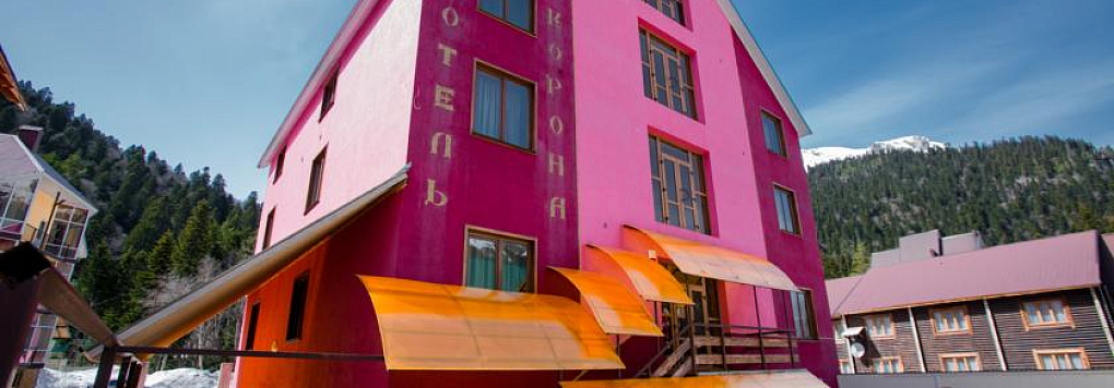 Отель КОРОНА 3*, Россия, Домбай.