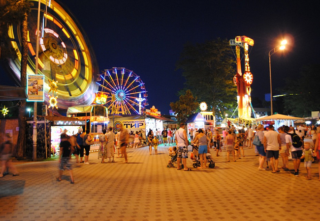 Вечерние развлечения в Анапе