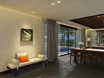 Pool villa 4-bedroom with children themed room