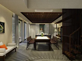 Pool villa 3-bedroom with children themed room