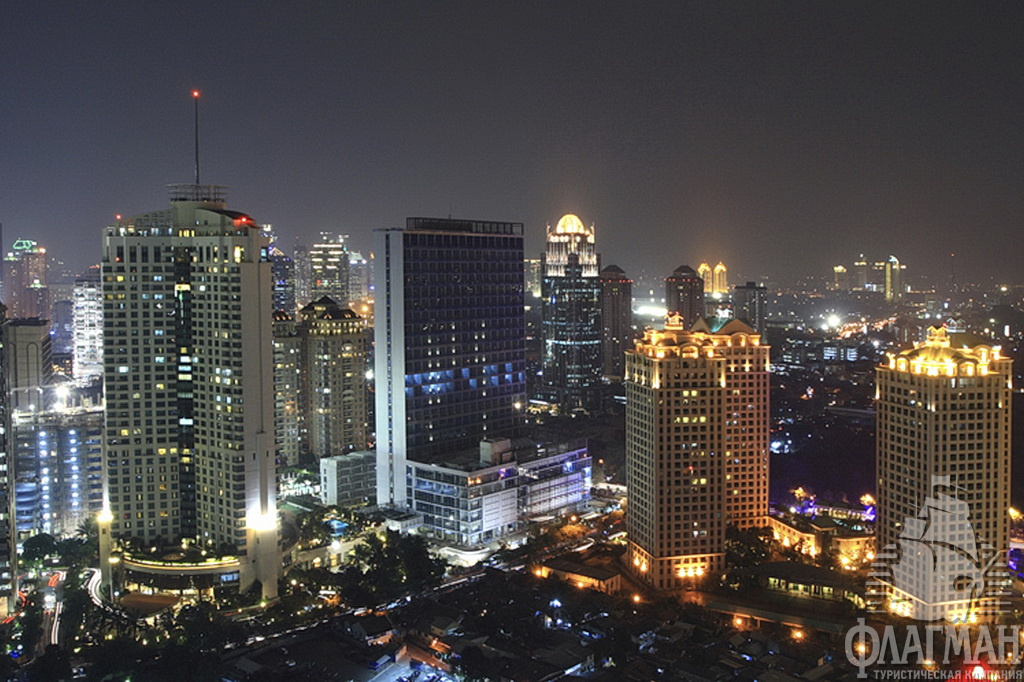 Ночная столица Индонезии - Джакарта