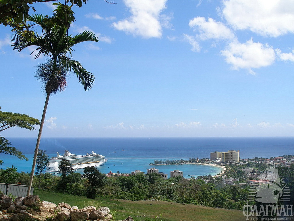 Ochios Rios, Jamacia - вид на гавань