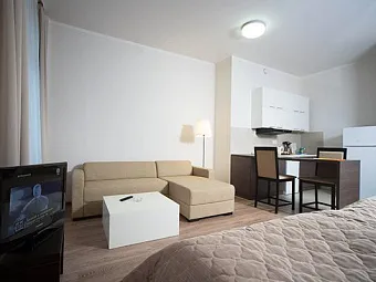 Апартотель Valset Apartments by HELIOPARK. Роза Хутор. Красная Поляна.
