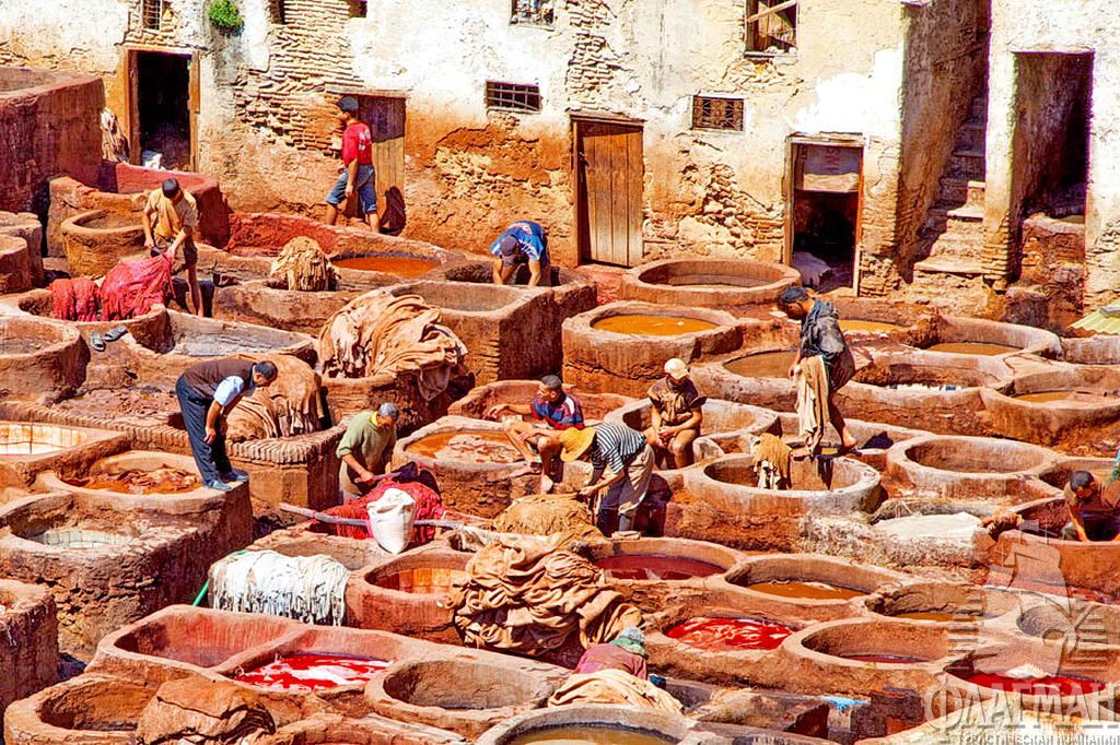 Красильни в Фесе.