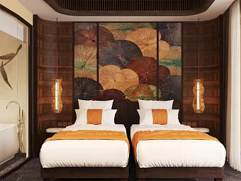 Family suite 2-bedroom garden view or sea view with children themed room