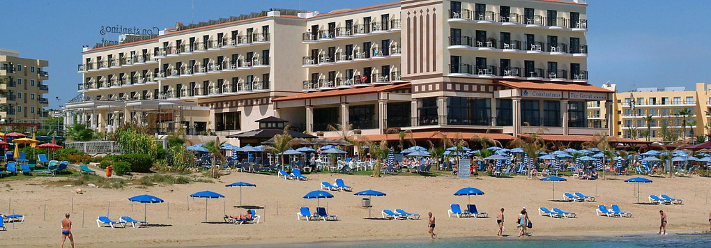 Отель CONSTANTINOS THE GREAT BEACH 5*, Кипр, Протарас. 