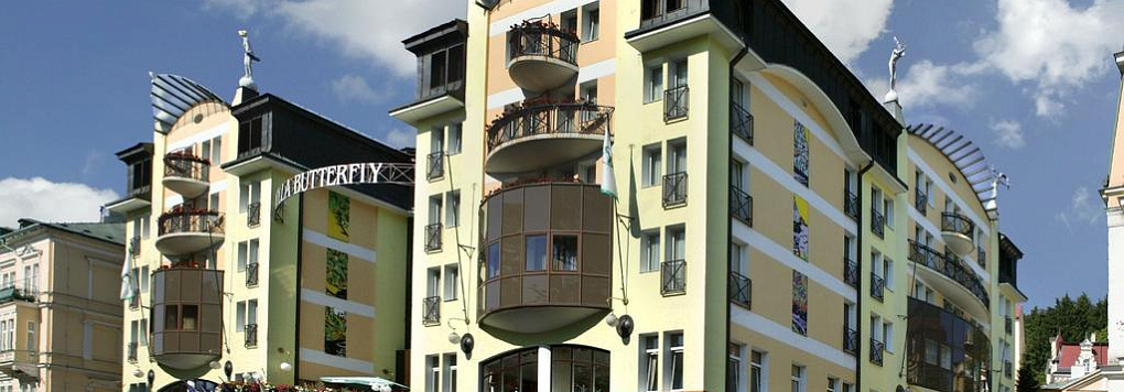 Отель DANUBIUS HEALTH SPA RESORT BUTTERFLY 4+*, Чехия, Марианске-Лазне. 
