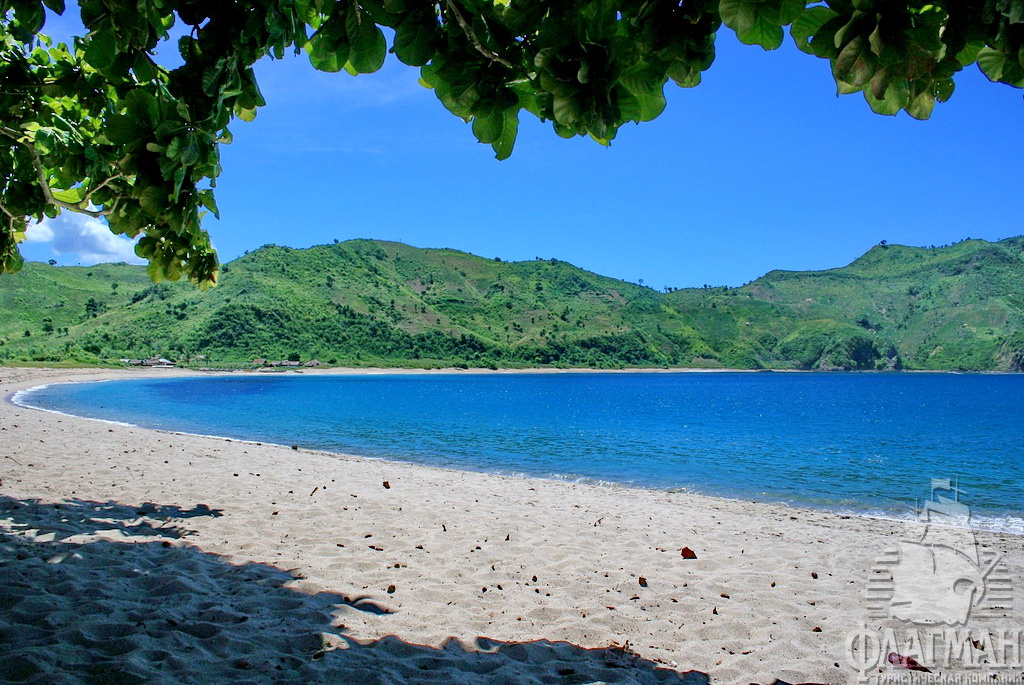 Ломбок - Пляж Кута - тёзка балийского Kuta Beach.