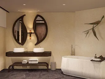 Family suite 2-bedroom garden view or sea view with children themed room