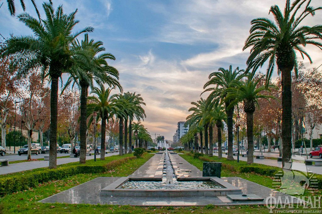 Ville Nouvelle - пешеходная зона, проспект Хасана II