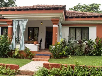 Outside Villa