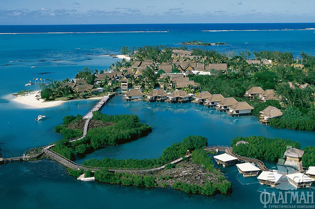 Еще пейзаж - отель MARVELLOUS MAURITIUS с высоты птичьего полёта.