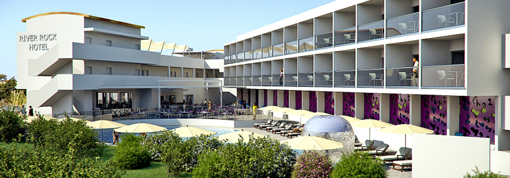 Отель RIVER ROCK HOTEL 3*, Кипр, Айя-Напа. 