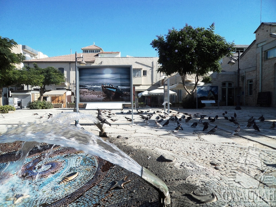 На территории аквапарка в Лимассоле