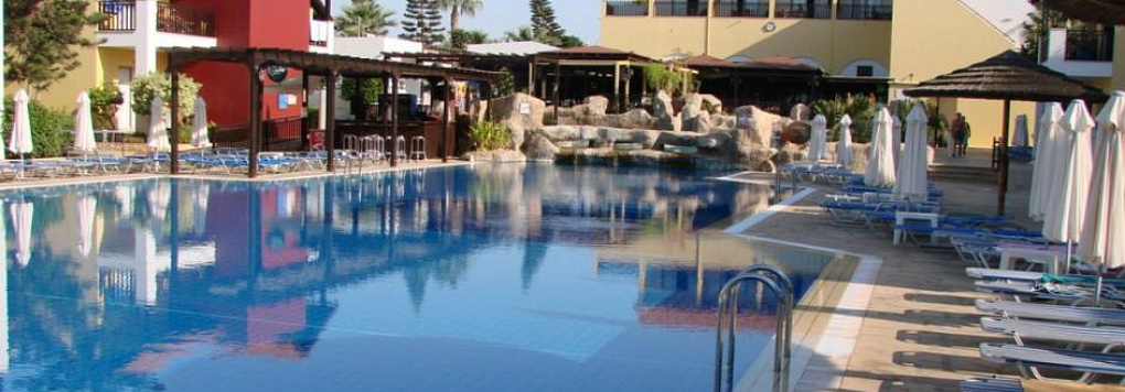 Отель PANTHEA HOLIDAY VILLAGE WATERPARK, Кипр, Айя-Напа. 